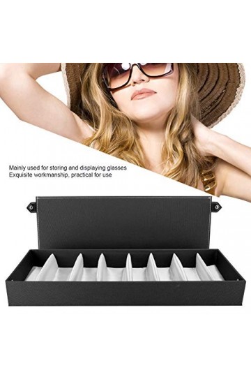 minifinker Organisateur de Mallette de Rangement Vitrine de Lunettes Portable Fabrication exquise Tissu Oxford Lunettes de So