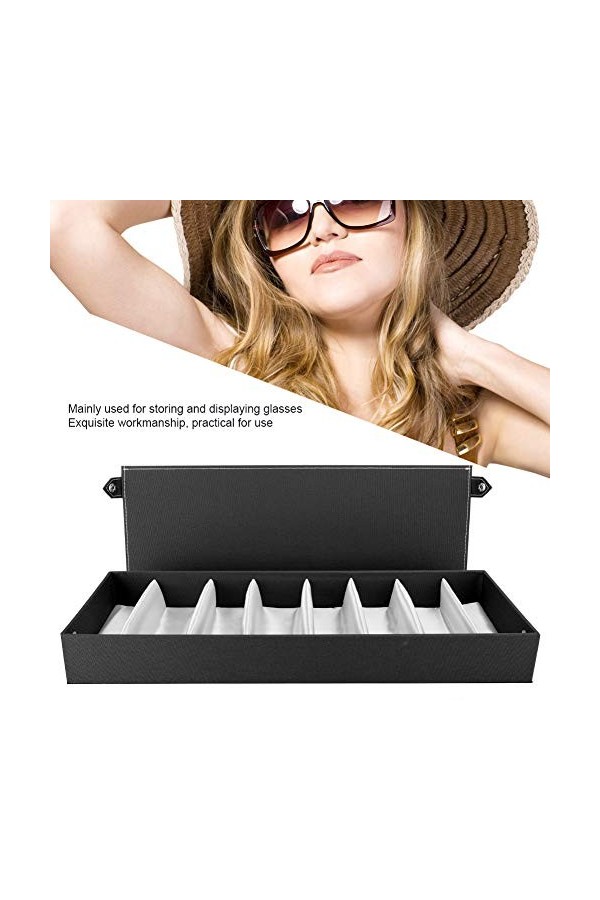 minifinker Organisateur de Mallette de Rangement Vitrine de Lunettes Portable Fabrication exquise Tissu Oxford Lunettes de So