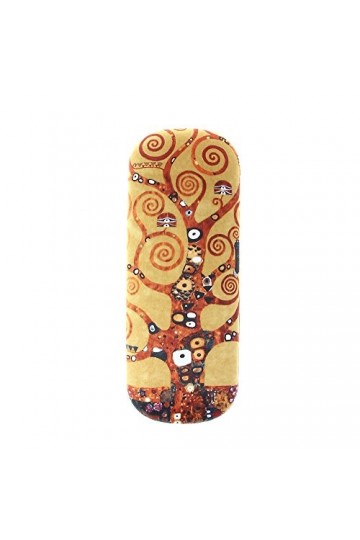 Gustav Klimt Étui à lunettes en velours avec motif arbre de vie