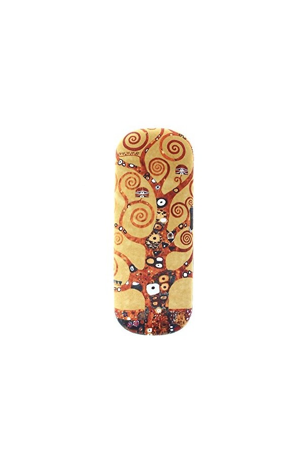 Gustav Klimt Étui à lunettes en velours avec motif arbre de vie