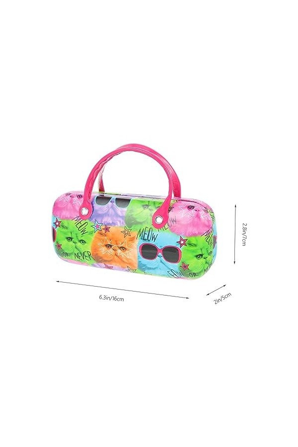 ABOOFAN 2 Pièces Enfants Créatifs Portable Femmes Lunettes Sac Coquille À Lunettes Sac À Lunettes Enfants À Lunettes De Solei