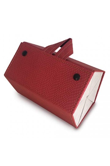 Boîte de rangement portable pour lunettes de soleil - Plusieurs paires - rouge - Taille L