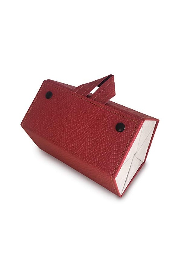 Boîte de rangement portable pour lunettes de soleil - Plusieurs paires - rouge - Taille L