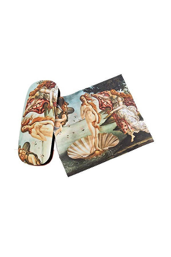 Étui à lunettes Sandro Botticelli « Venus 2 » recouvert de velours