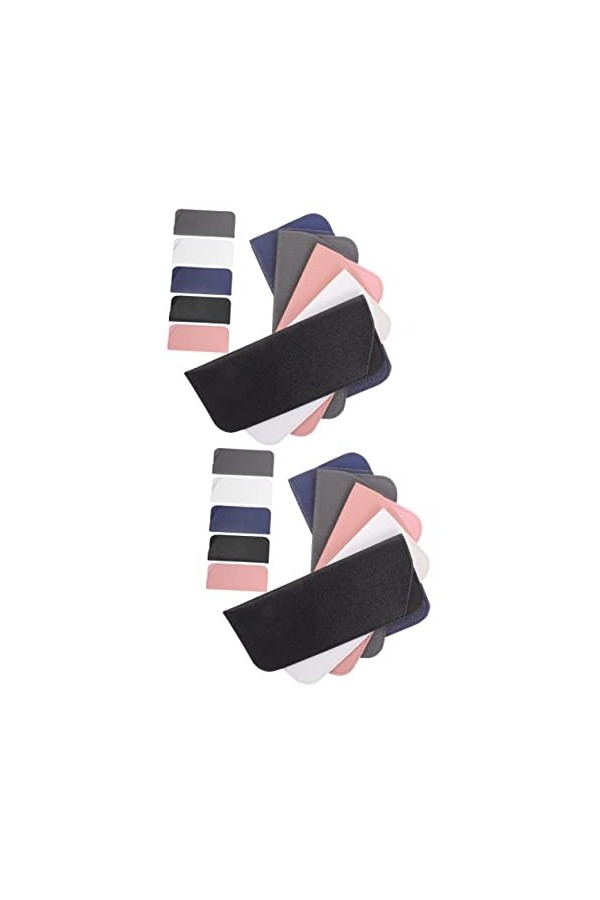 Alipis 20 Pièces Étui à Lunettes En Cuir Souple Étui à Lunettes En Cuir Pu Pochette Souple Pour Lunettes Étui De Rangement Po