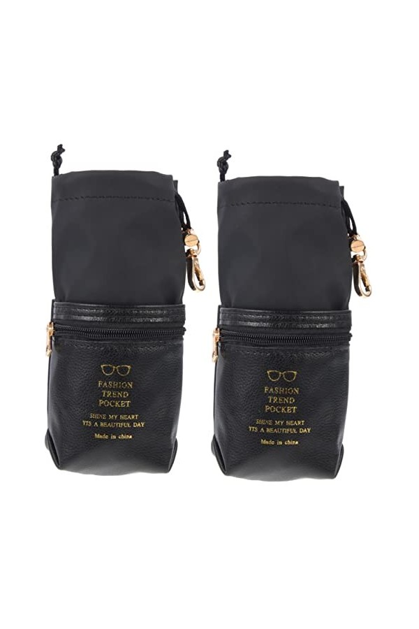 VALICLUD 2 Pièces Sac De Rangement Pour Lunettes Étui à Lunettes Organisateur De Lunettes Sac De Lunettes De Soleil Sac Porte