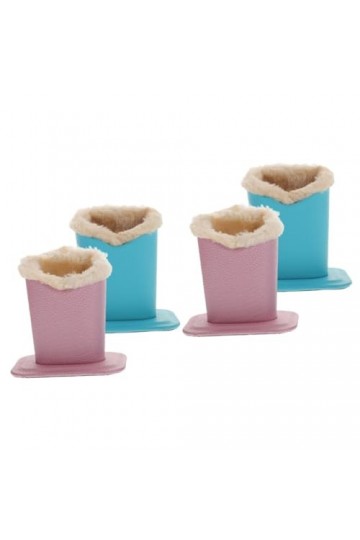 Holibanna 4 Pièces Porte-lunettes En Cuir Porte- Étui à Lunettes De Soleil En Cuir Porte-bifocaux Support Porte-lunettes Supp