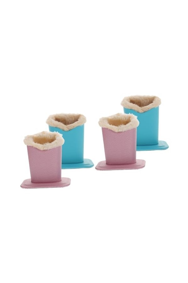 Holibanna 4 Pièces Porte-lunettes En Cuir Porte- Étui à Lunettes De Soleil En Cuir Porte-bifocaux Support Porte-lunettes Supp