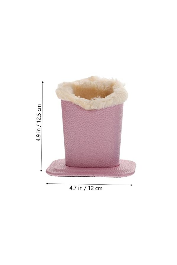 Holibanna 4 Pièces Porte-lunettes En Cuir Porte- Étui à Lunettes De Soleil En Cuir Porte-bifocaux Support Porte-lunettes Supp