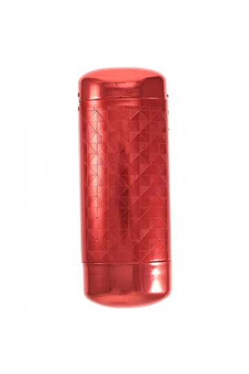 Étui à lunettes rigide rouge pour lunettes de lecture - Poche en aluminium - Pour homme et femme