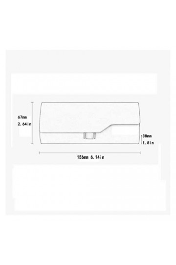 BNNP Organisateur de Lunettes Boîtier de Lunettes de Lune Poche de Lunettes Color : C 