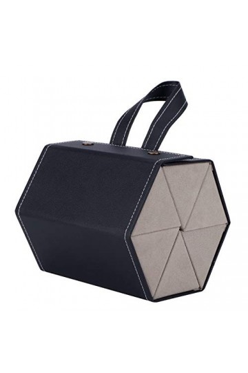 AUNMAS Organisateur de voyage de lunettes de soleil à 6 fentes, boîte de rangement daffichage de lunettes multiples pour hom