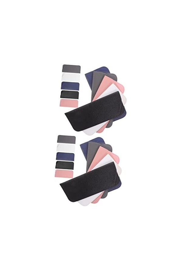 Cabilock 20 Pièces Étui à Lunettes En Cuir Souple Étuis à Lunettes Souples Pour Femmes Étuis à Lunettes Souples Pour Hommes É