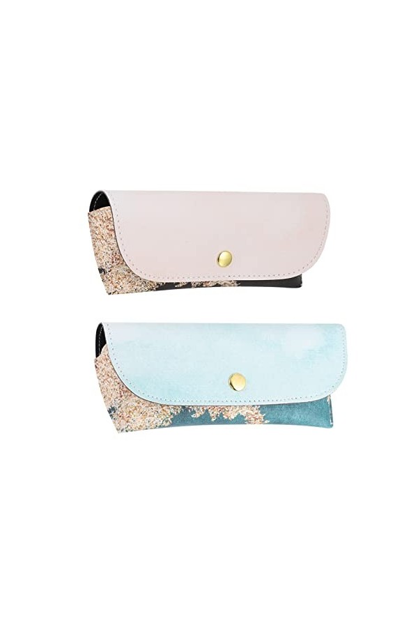 2 Pièces à Lunettes Pochette De Rangement Pour Lunettes Étuis à Lunettes Souples Stockage De Lunettes à Lextérieur Lunettes 