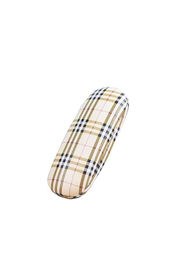 Jingyun Étui à lunettes rigide en bois avec chiffon de nettoyage, grilles