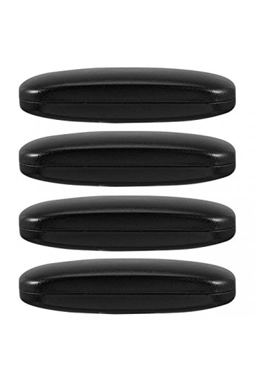DOITOOL Lot de 4 étuis à lunettes rigides - Compatible avec la plupart des lunettes de soleil et lunettes de soleil