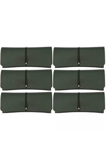 INOOMP 6 Pièces Sac De Rangement Pour Lunettes Sacs De Rangement Pour Lunettes De Soleil Porte-lunettes Portable à Lunettes D