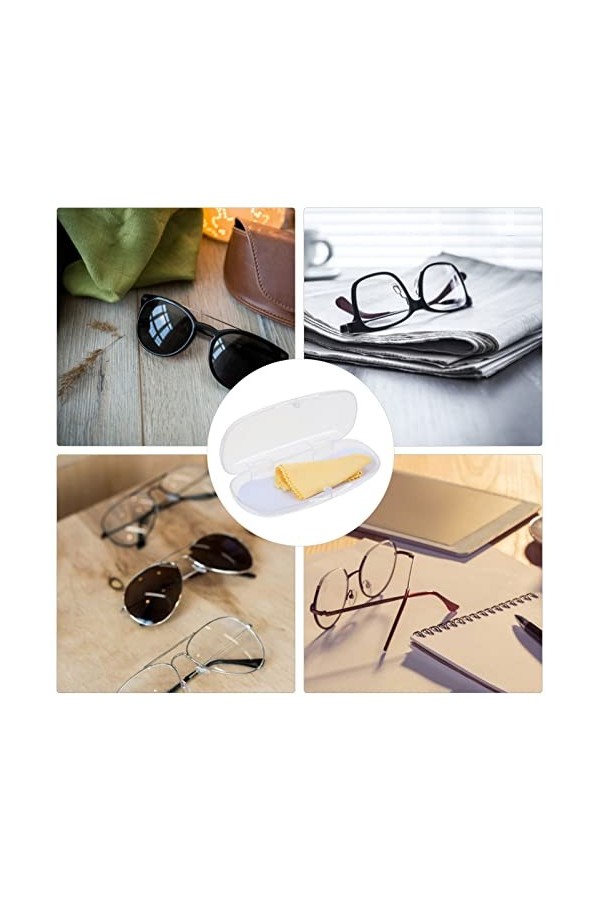 Adorainbow 4 Pièces Étui à Lunettes Étuis à Lunettes Récipient à Verres Voyage Gadgets Pour Les Gars Protecteur De Lunettes P
