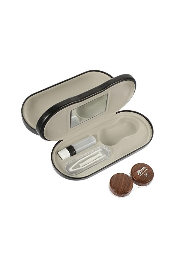 COOLHIYA 1 Set Étui À Lunettes Double Usage Lunettes Et Étui Étui À Lunettes Double Face Étui À Lunettes Double Couche Étui À