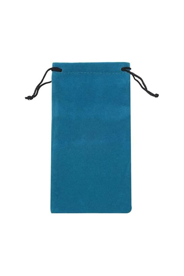 Etui à lunettes, étui à lunettes portable, Lunettes de soleil sacs couleur unie cordon pochette sacs myopie lunettes personna