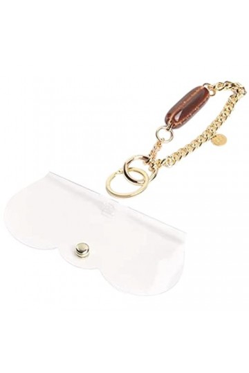 PAREKS Lot de 2 sacs de rangement pour lunettes de soleil - Organisateur de voyage - Porte-clé - Transparent, transparent, 20