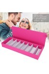 Boîte à Lunettes Organisateur de Bijoux, 8 grilles Multi Lunettes de Soleil Organisateur de Cas Lunettes Lunettes vitrine boî