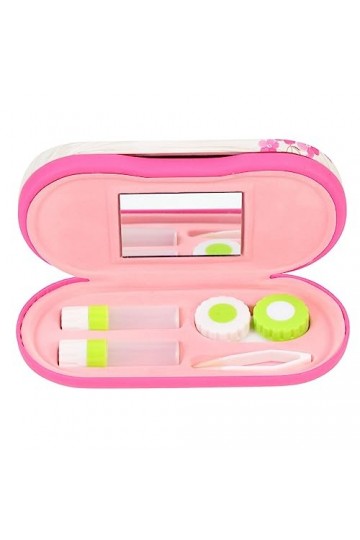 COOLHIYA 1 Jeu Étui à Lunettes Double Couche Récipient à Verres Sacs à Lunettes à Double Usage Étui à Lunettes Double Face Mi