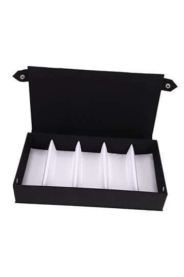 Alipis Étui à Lunettes Multi Grille Organisateur De Bijoux Pour Femmes Vitrine Lunettes 5- Fentes Organisateur De Bijoux Port