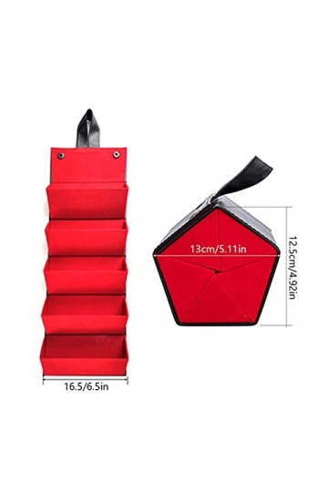 TAIZER Boîte Rangement Lunettes Organisateur Lunettes Soleil Suspendus Boîte Rangement pour Lunettes Pliable Boîte Affichage 