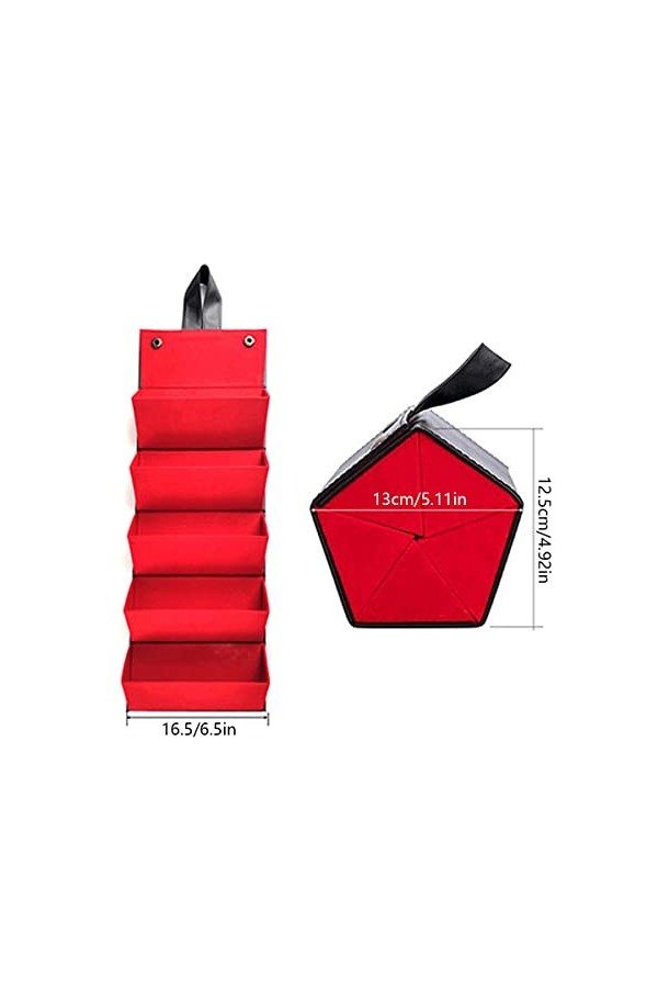 TAIZER Boîte Rangement Lunettes Organisateur Lunettes Soleil Suspendus Boîte Rangement pour Lunettes Pliable Boîte Affichage 