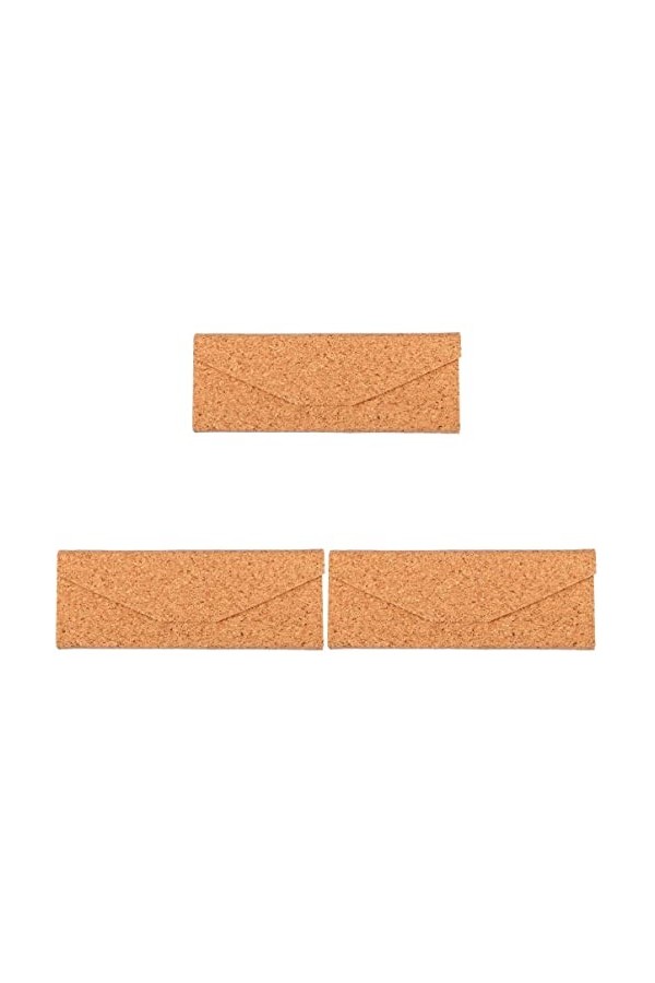 SOIMISS 3 Pièces à Lunettes Vitrine De Lunettes Pu Étuis De Protection Pour Lunettes Organisateur De Lunettes De Soleil Lunet