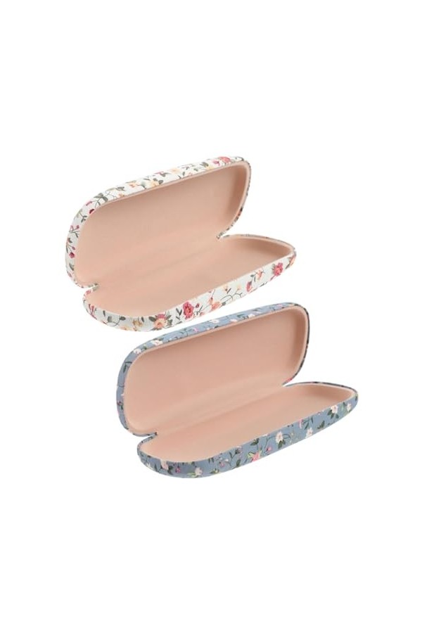 Ciieeo 2 Pièces Organisateur De Lunettes De Soleil De Voyage Étui À Lunettes Pratique Étui À Lunettes Pour Femmes Étui À Lune