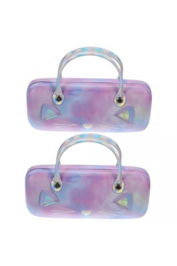 LALAFINA 2Pcs Portable Étui À Lunettes Chat Étui À Lunettes Enfants Porte-Lunettes Enfants Étui À Lunettes De Soleil Étui À L