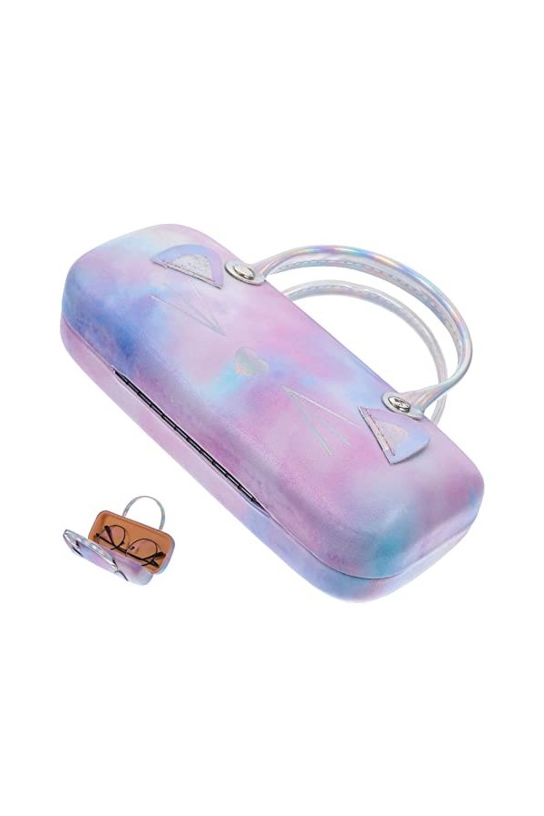 LALAFINA 2Pcs Portable Étui À Lunettes Chat Étui À Lunettes Enfants Porte-Lunettes Enfants Étui À Lunettes De Soleil Étui À L