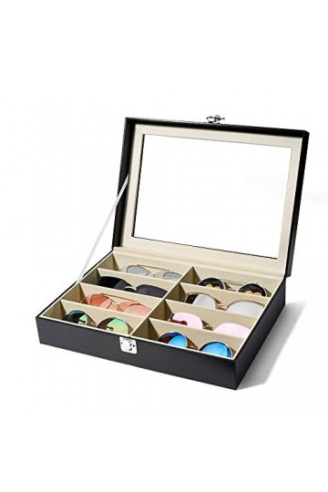 XCSSKG Multi Lunettes de Soleil Organiseur pour Homme ou Femme, Plusieurs Lunettes Lunettes de Soleil de vitrine, Collection 