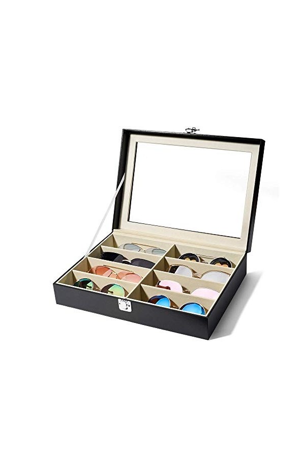 XCSSKG Multi Lunettes de Soleil Organiseur pour Homme ou Femme, Plusieurs Lunettes Lunettes de Soleil de vitrine, Collection 