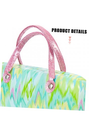 Gadpiparty 3 Pièces Implant En Cuir Pu Métal Couverture De Lunettes Étui à Lunettes De Couleur Lunettes De Poche Main Étui à 