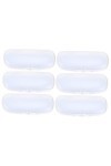 SOIMISS 6 Pcs Étui À Lunettes Protecteur De Lunettes De Soleil Pochette De Lunettes De Soleil En Plastique Étui De Protection