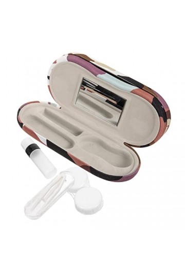 KOMBIUDA 1 Ensemble Étui À Lunettes À Double Usage Étui De Rangement De Lunettes De Soleil Lunettes DExtérieur Blanc Lunette