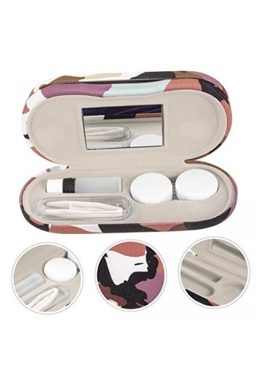 KOMBIUDA 1 Ensemble Étui À Lunettes À Double Usage Étui De Rangement De Lunettes De Soleil Lunettes DExtérieur Blanc Lunette