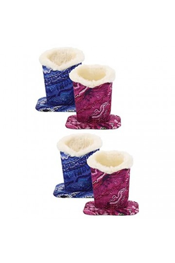 TOPBATHY 4 Pièces Support De Lunettes Décoratif Support Porte-lunettes Étui à Lunettes Souple Organisateur De Table De Chevet