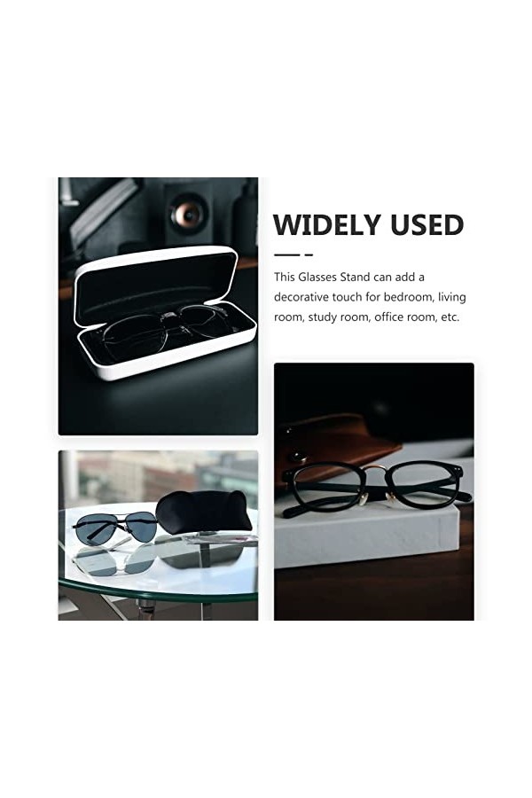 TOPBATHY 4 Pièces Support De Lunettes Décoratif Support Porte-lunettes Étui à Lunettes Souple Organisateur De Table De Chevet