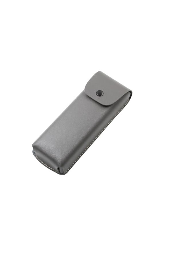 AGALUS Étui À Lunettes Étui À Lunettes Compact En PU Avec Étui En Plastique Intégré, Étui À Lunettes Portable, Petit Bouton D