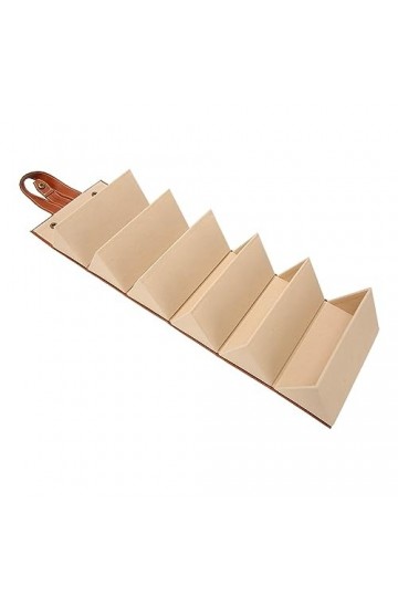 DAUZ Étui Organisateur de Lunettes de Soleil de Voyage, Boîte de Rangement de Lunettes Suspendues élégantes et élégantes à 6 