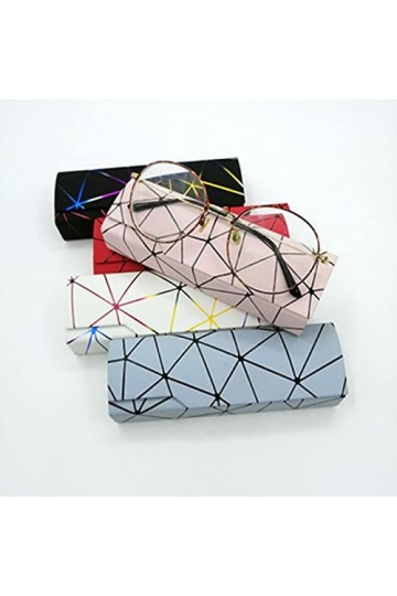 BECCYYLY Étui à Lunettes Boîte à Lunettes Mode Rectangle Lunettes de Lecture Lunettes de Soleil