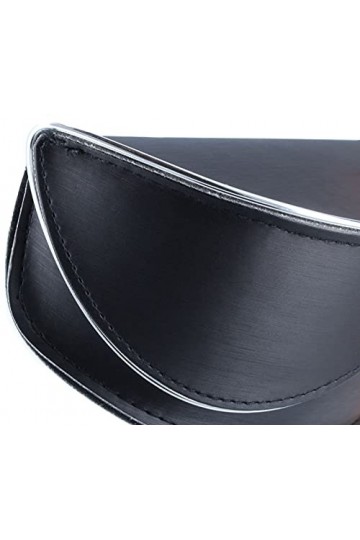 Étui à lunettes Venezia de qualité supérieure avec housse en soie brillante