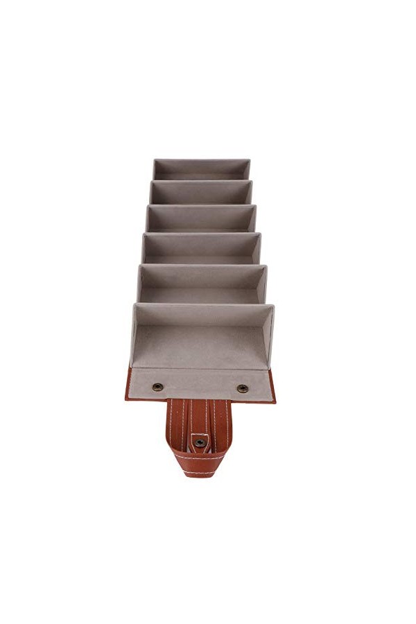 Étui de Voyage Pliable pour Lunettes de Soleil à 6 Fentes, Support Suspendu Noir pour Usage Domestique, Accessoire Multifonct