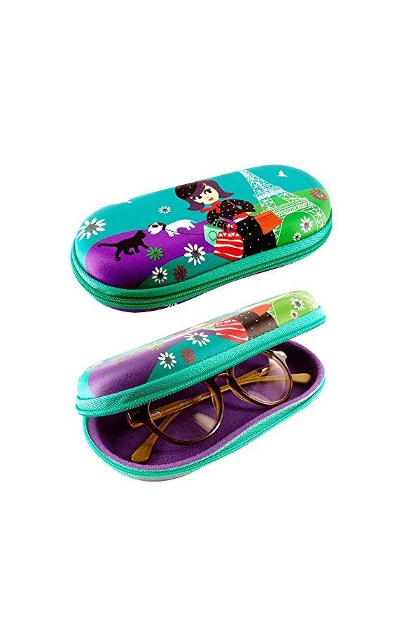 Pylones, Étui à lunettes rigide - Voyage Parisienne