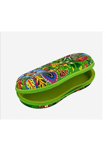 Pylones, Étui à lunettes rigide - Voyage Printemps, Vert, Taille unique