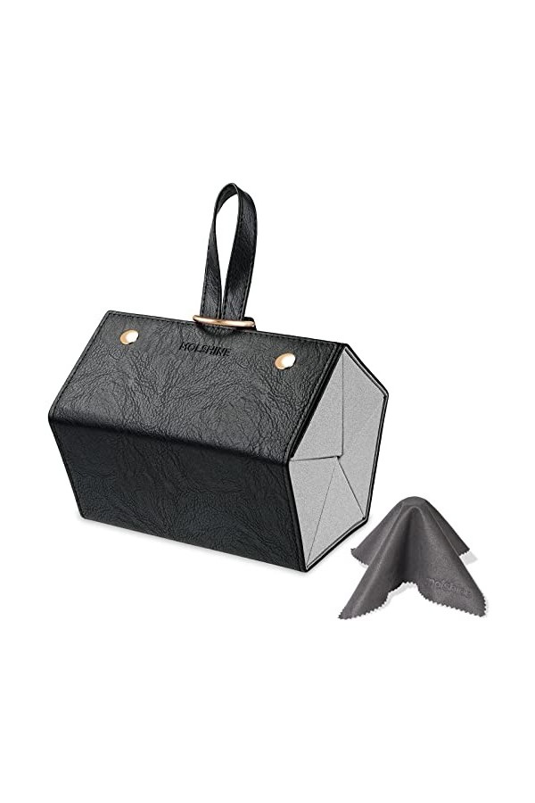 molshine Étui de rangement pliable pour lunettes de soleil - 5 emplacements - Pour femme et fille, marron